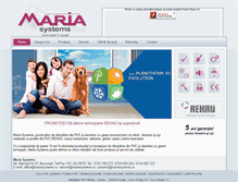 Tablet Screenshot of mariasystems.ro